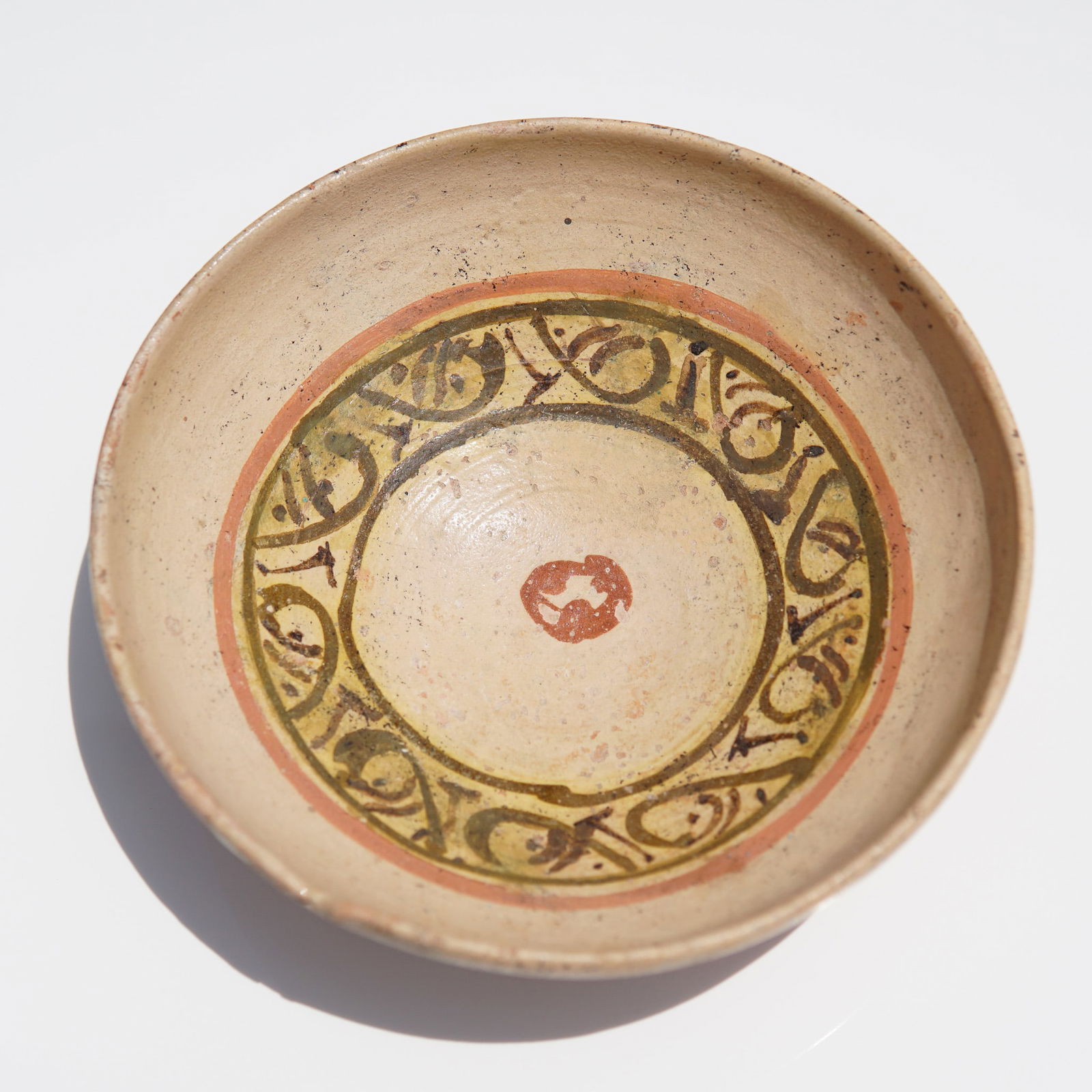 Islamic Pottery Bowl, 9th to 11th Century CE (1 of 4)