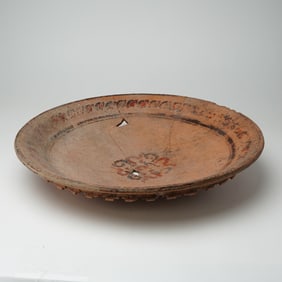 Pre-Columbian Polychrome Earthenware Bowl
