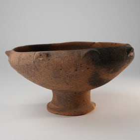 Pre-Columbian Ceramic Footed Bowl