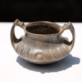 Pre-Columbian Blackware Pottery Vase