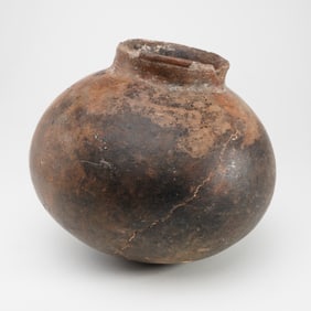 Pre-Columbian Pottery Globular Vessel