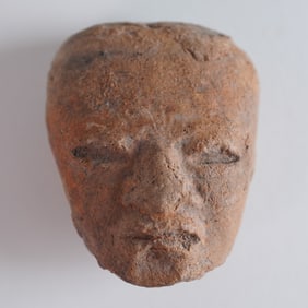 Small Pre-Columbian Terracotta Effigy Head