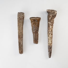 3pc Silver Maritime Shipbuilding Nails