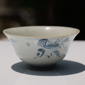 1752 Nanking Cargo Shipwreck Chinese White and Blue Bowl