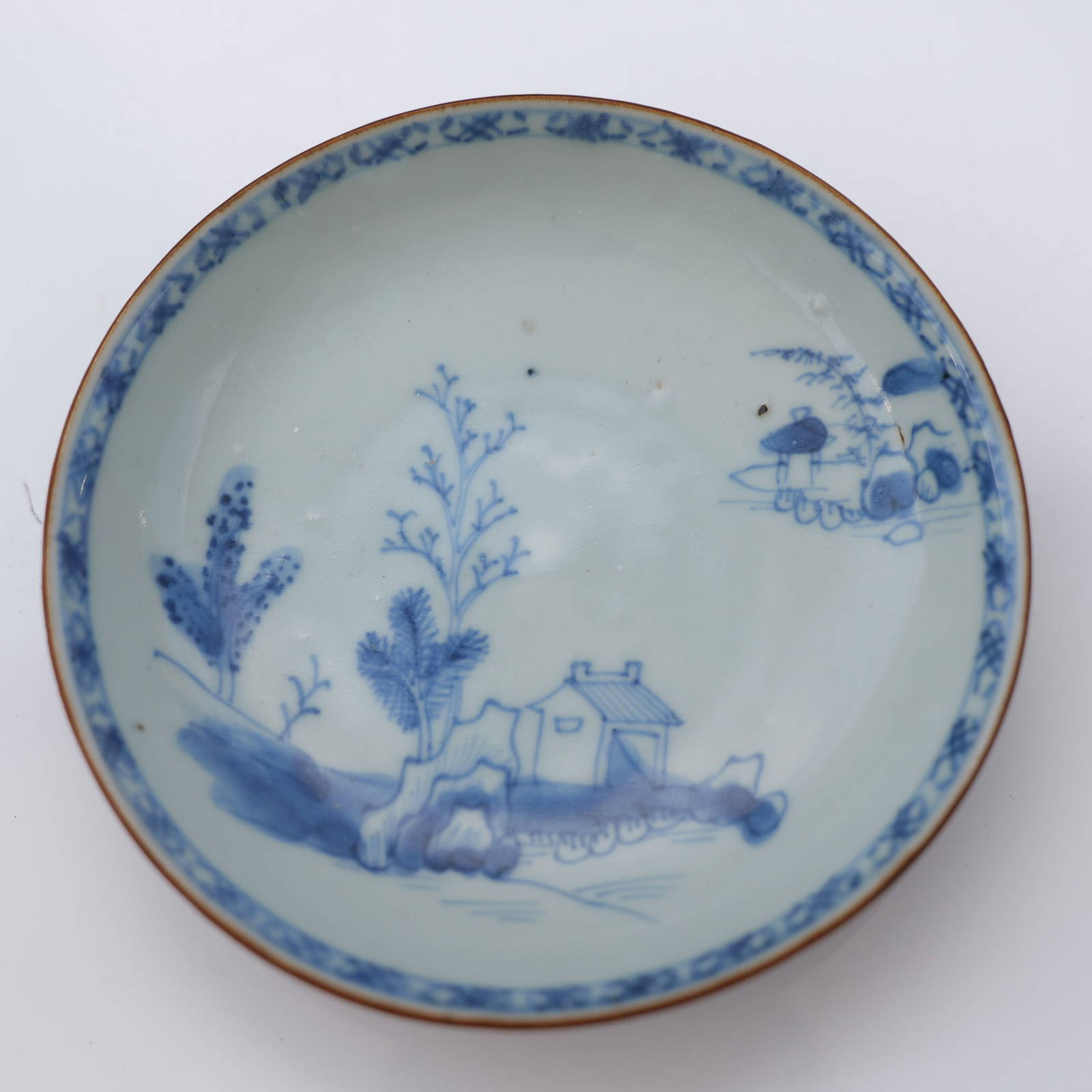 1752 Nanking Cargo Shipwreck Chinese Batavia Brown Ware Saucer