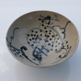 1752 Nanking Cargo Shipwreck Asian Dragon Bowl