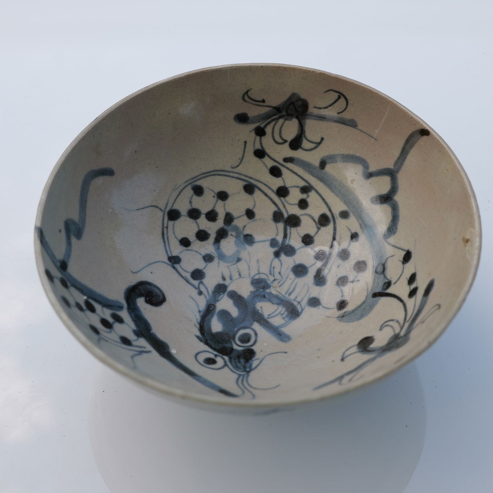 1752 Nanking Cargo Shipwreck Asian Dragon Bowl (1 of 5)