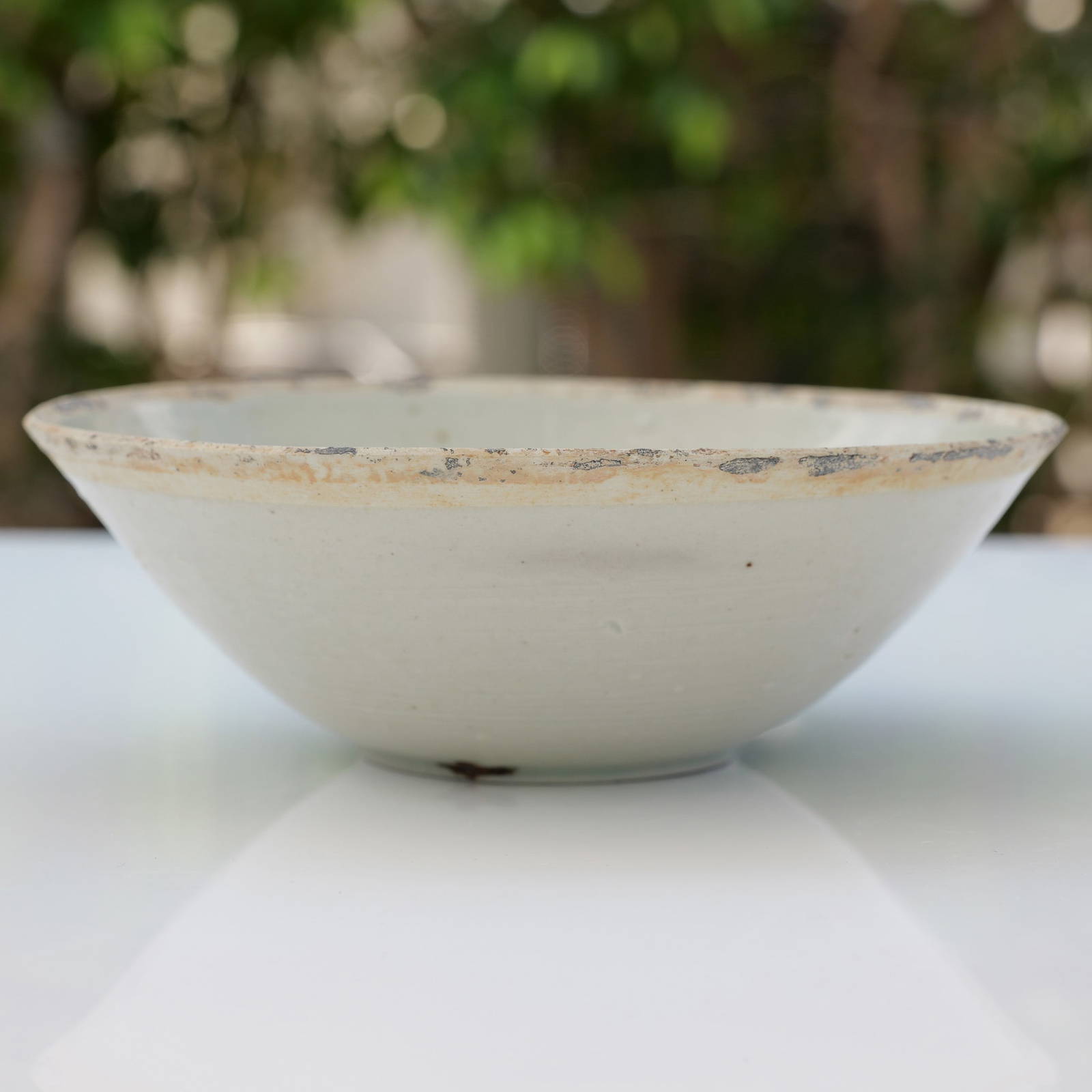 Chinese Song Dynasty White Glazed Twin Fish Bowl