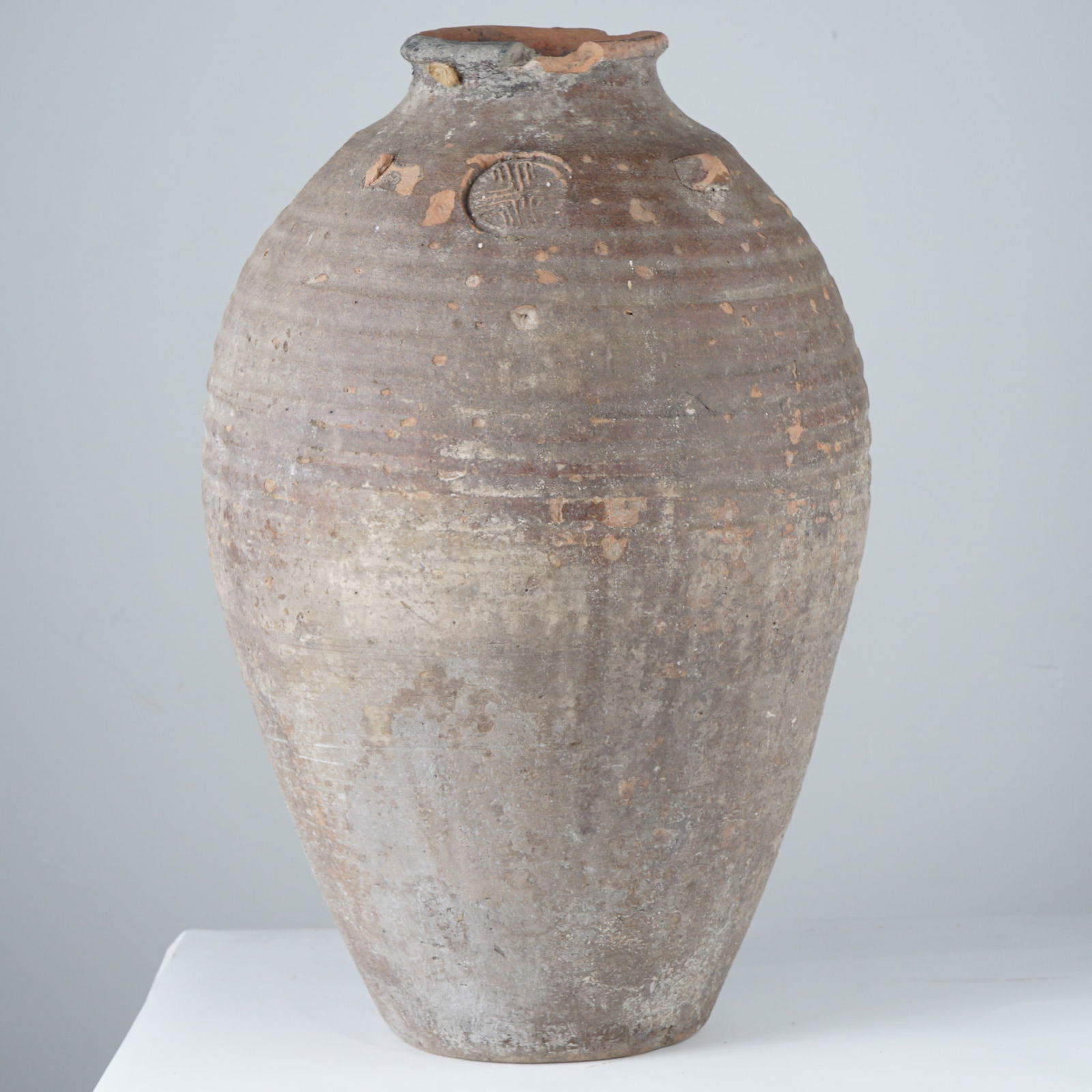 Large Storage Jar from Ko Si Chang 3 Excavation, 14th-16th Century (1 of 7)