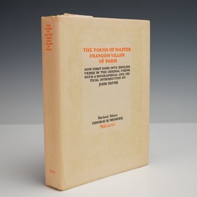 John Payne Book, The Poems of Master Francois Villon of Paris