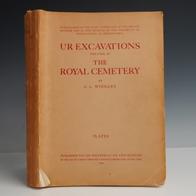C.L. Woolley Book, Ur Excavations Vol. II: The Royal Cemetery - Plates