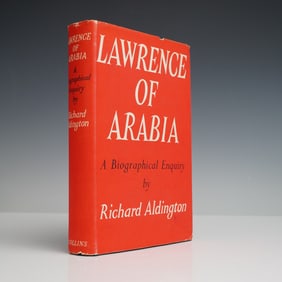 First Edition Richard Aldington Biography Book, Lawrence of Arabia