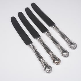 4pc Gorham Chantilly Sterling Silver Dinner Knives