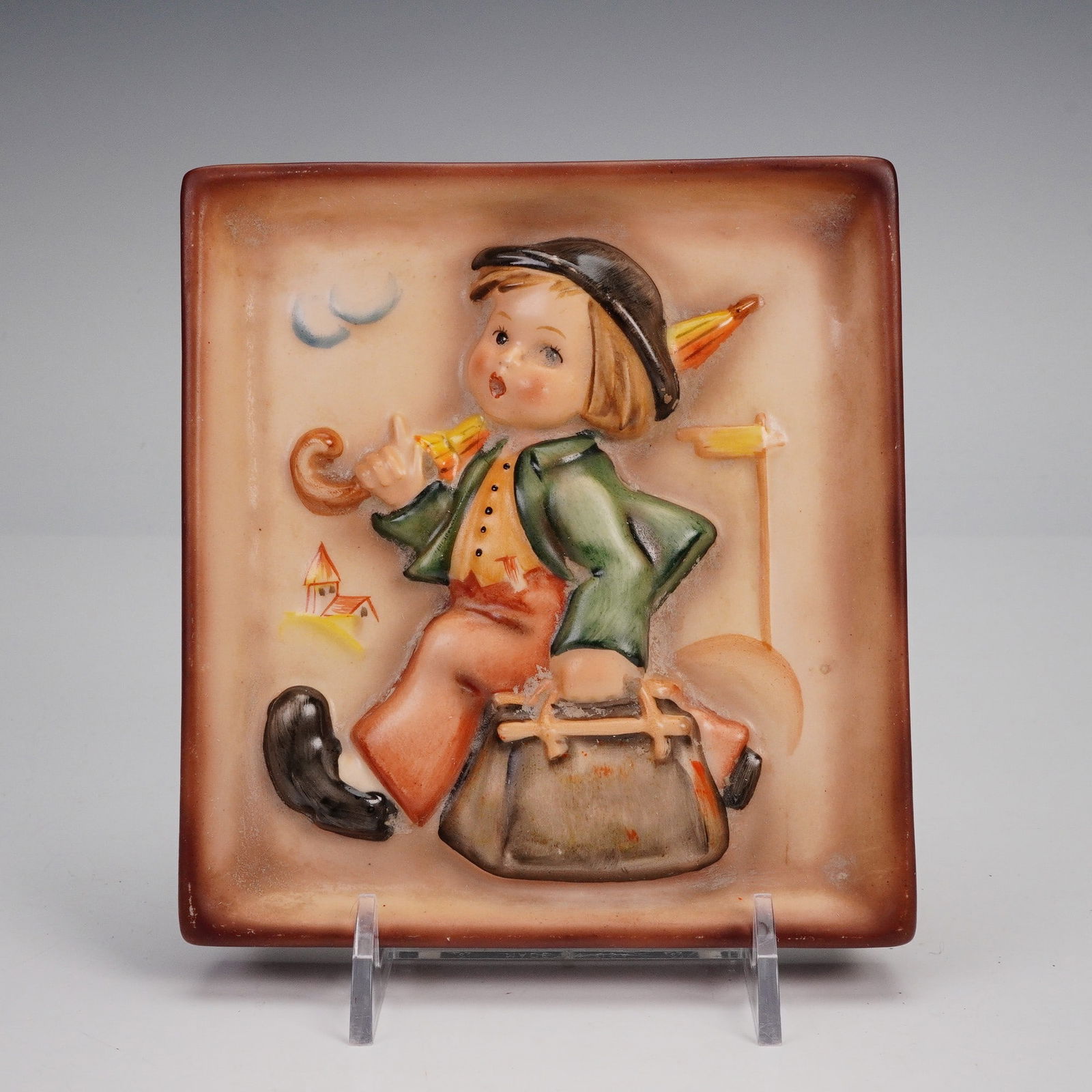 Goebel Hummel Wall Plaque, The Merry Wanderer (1 of 4)