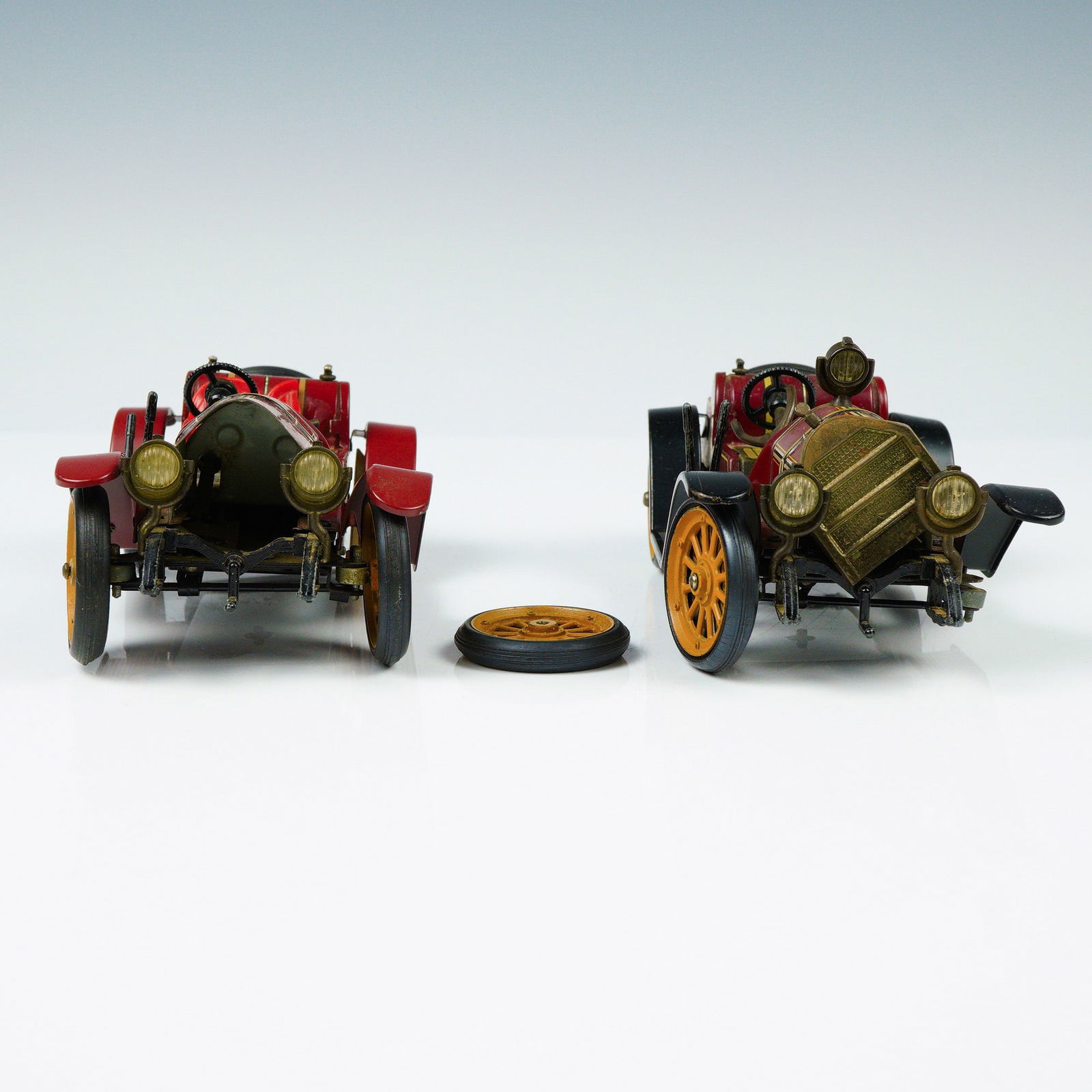 2pc Schuco Mercer 1225 Wind-Up Tin Toy Cars (1 of 9)