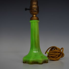 Uranium Slag Glass Table Lamp