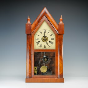 Antique Atkins Steeple Clock