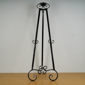 Decorative Wrought Iron Easel Stand