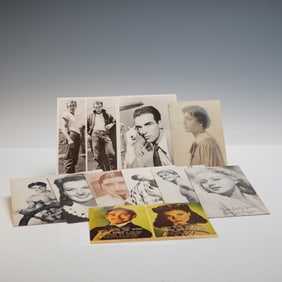10pc Vintage Hollywood Star Postcards and Prints