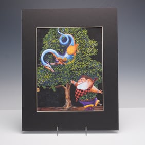 Squid & Thumper Workshop R. L. Alexander Signed Print, The Chase