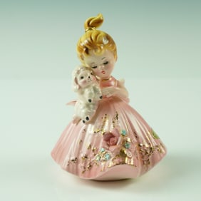 Josef Originals Porcelain Figurine, Girl with Lamb