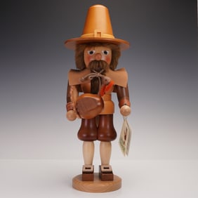 Holzkunst Christian Ulbricht Pilgrim Nutcracker