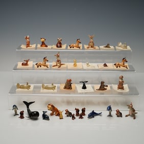 35pc Hagen Renaker Miniature Animal Figurines