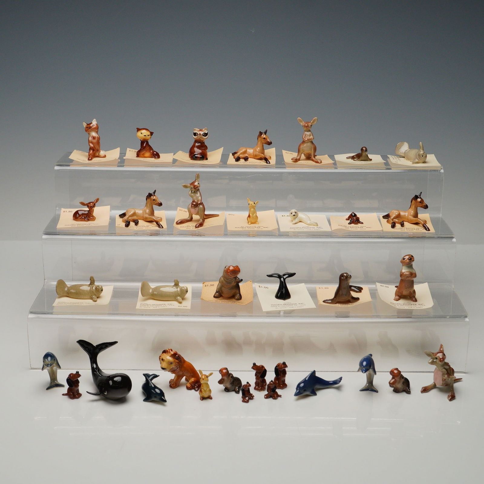 35pc Hagen Renaker Miniature Animal Figurines (1 of 9)