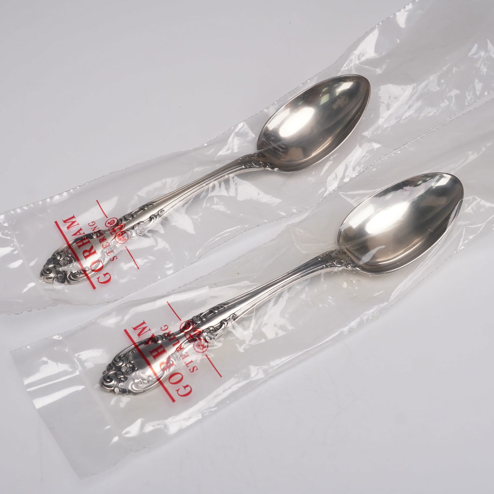 Pair of Gorham Sterling Silver Teaspoons, Melrose Pattern (1 of 7)