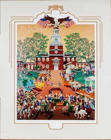 Melanie Taylor Kent, Serigraph on Paper, We the People, Signed & Numbered