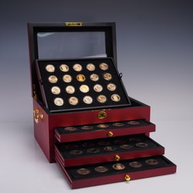94pc Presidential $1 Coin Collection Arthur to Reagan