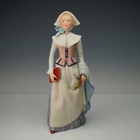 Cybis Porcelain Figurine, Priscilla Mullins