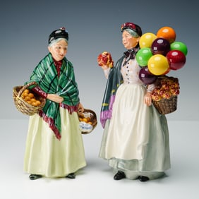 2pc Royal Doulton Porcelain Figurines