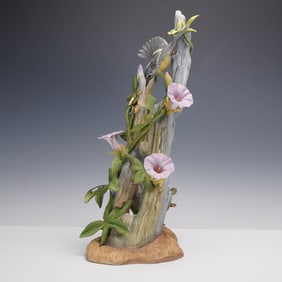 Boehm Porcelain Figurine, Parula Warblers 484I