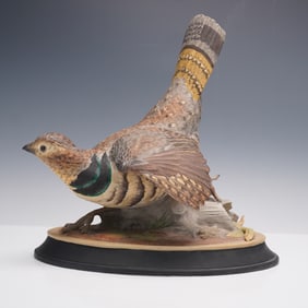 Boehm Porcelain Figurine, Ruffed Grouse