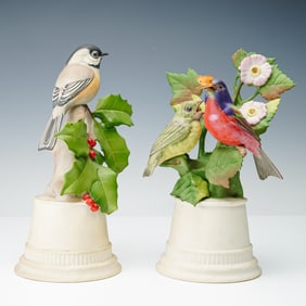 2pc Boehm Porcelain Bird Figurines