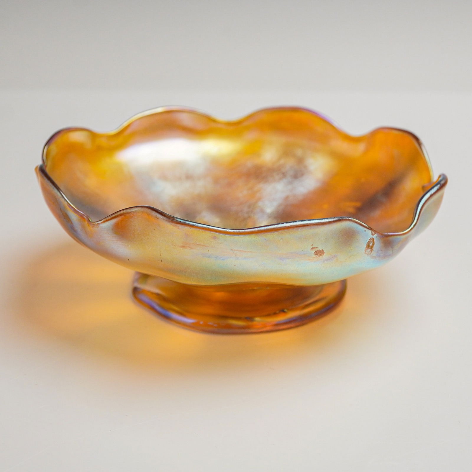 Louis Comfort Tiffany Favrile Glass Iridescent Bowl (1 of 4)