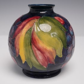 Moorcroft Pottery by Walter Moorcroft, Grape and Leaf