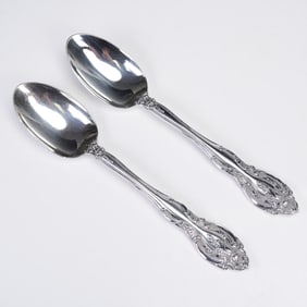 Pair of Gorham La Scala Sterling Silver Teaspoons