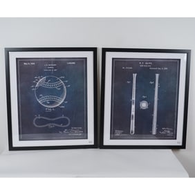 Oliver Gal (American, 20th C.) Set of 2 Baseball Posters on Paper