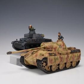 2pc German Tank Models, Britains and King & Country