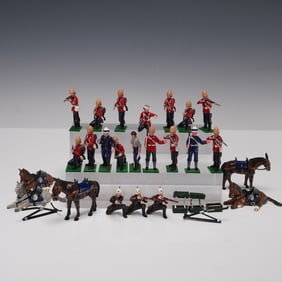 29pc El Templario Metal English Infantry Zulu War Figures