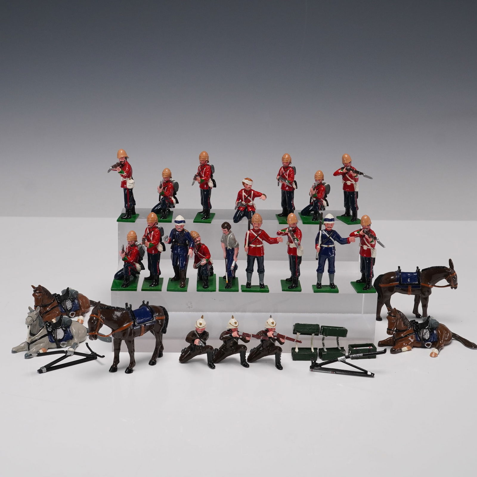 29pc El Templario Metal English Infantry Zulu War Figures (1 of 5)