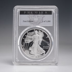 2018-S American Silver Eagle Type 1 Dollar PCGS Graded PR 70 DCAM