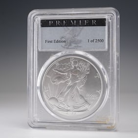 2022 American Silver Eagle Dollar Coin PCGS Graded MS 70