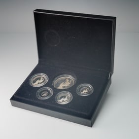 2013 Royal Mint Silver Britannia Proof Coin Set
