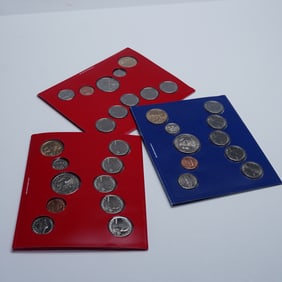 3pc 2017-D and 2018-D & P U.S. Mint Uncirculated Coin Sets
