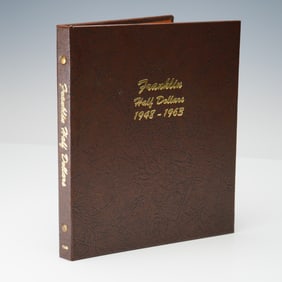 1948 - 1963 Franklin Half Dollars in Dansco No. 7165 Folder