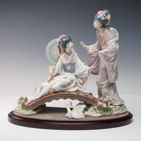 Lladro Porcelain Sculpture, Springtime in Japan 1001445