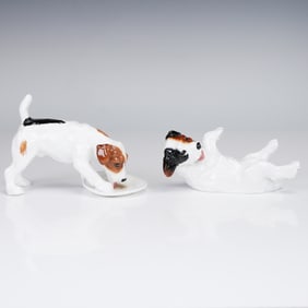 2pc Royal Doulton Character Dog Figurines HN1098 and HN1158